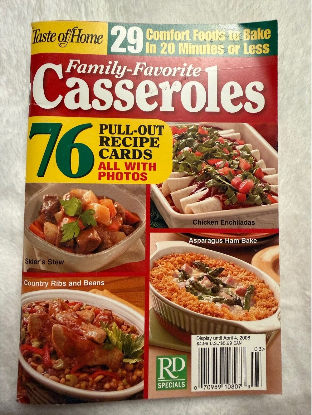 Taste of Home Family-Favorite Casseroles Cookbook Magazine